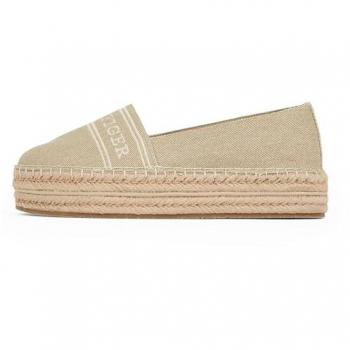 Espadrilles Tommy Hilfiger Denim Platform Espadrille FW0FW08543 Beige