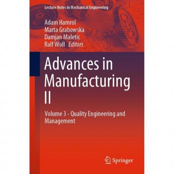 Advances in Manufacturing II