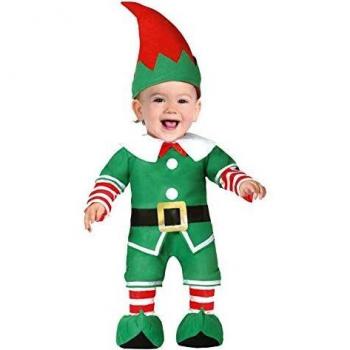 FIESTAS GUIRCA Disfraz de Elfo ayudante ayudando a Santa Claus recién Nacido