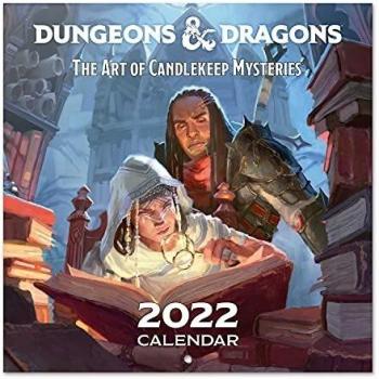 Calendario Mensual D&D 2022 con Póster