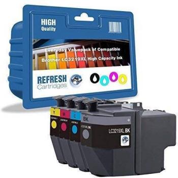 Refresh Cartridges Full Set of 4 Brother LC3219XL High Capacity Inks