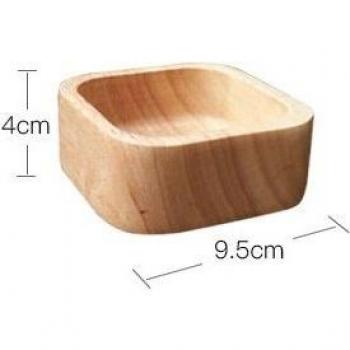 Rubber Wood Dining Plate Set