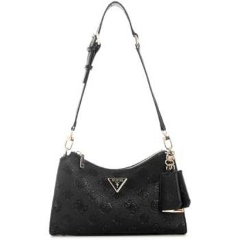 Guess Jeans Zip‑Top Handbag – Black – One Size