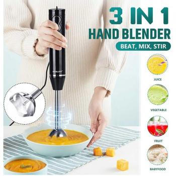 Mixeur de cuisine 300W 3 en 1 à 2 vitesses