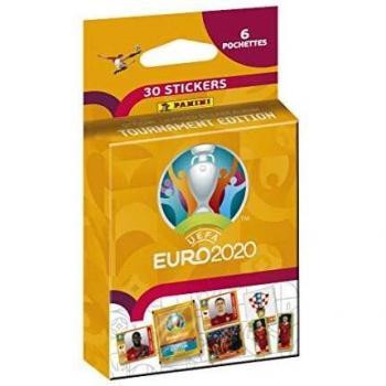 Blister 6 Pochettes Stickers Panini UEFA Euro 2020