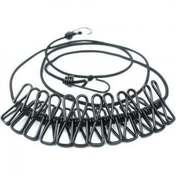 Ligne à linge robuste 180cm pour camping