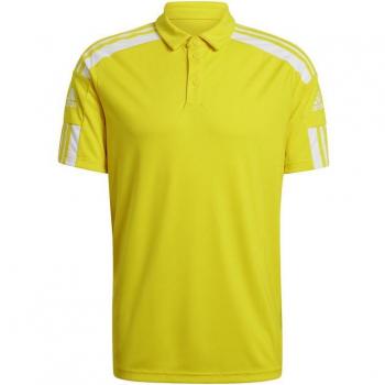 Adidas Squadra 21 XS Short Sleeve Polo – Yellow & White Edition for Men