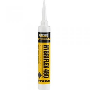 Hybriflex 480 Hybrid Polymer Sealant, White, 380 ml
