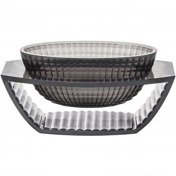 U Shine vase fumé gris Kartell