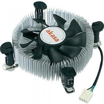Akasa AK-CCE-7106HP Low Noise Copper Core CPU Cooler with Aluminium Heatsink for Intel Processors