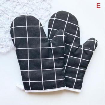 Maniques 1 pièce, 6 styles mignons, antidérapantes, en coton pour micro‑ondes