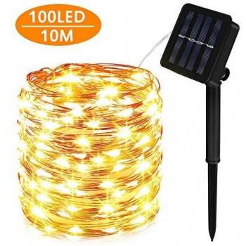 Luces LED de Jardín 10m 100 LED Impermeables