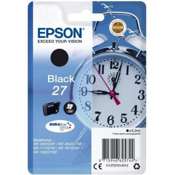 Epson 27 DURABrite Ultra Standard Capacity Black Ink Cartridge (Alarm Clock)