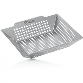 Padella Inox 30x30x5,5 cm – Cestello Griglia Toro