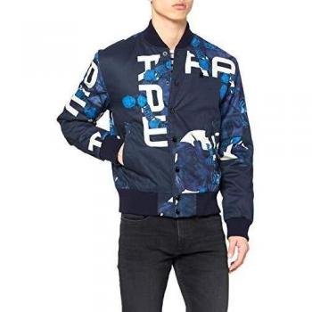 Chaqueta G-STAR RAW Rackam Sports Padded Bomber, Sartho Blue/Chalk Ao 6342