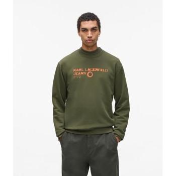 Karl Lagerfeld A4M20019 Regular Eclipse Graphic Sweatshirt, Forest Night, M for Men