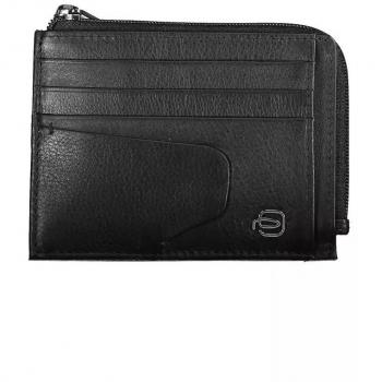 Cartera de Trabajo Piquadro Akron Negra con Cremallera