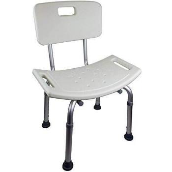 Selle de Douche Olivo avec Hauteur Ajustable et Dossier Antidérapant
