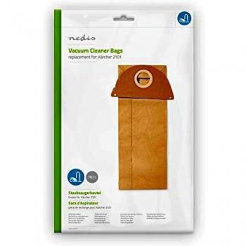 Nedis Papierstaubsaugerbeutel – 10 Stück – Für Kärcher 2101 – Braun‑Marke