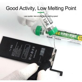RELIFE RL-444 3m 0.8mm Solder Wire for Battery Repair (2PCS)