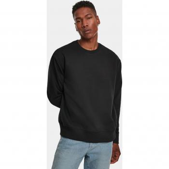 Build Your Brand Premium Black Oversized Crewneck for Men