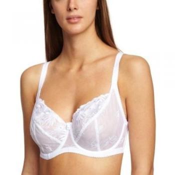 St Tropez Plus Size Full Cup Bra White