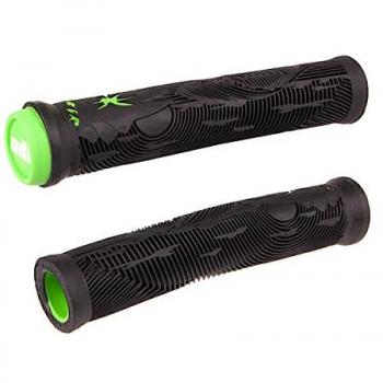 ODI Hucker BMX No Flange Handlebars – 160mm Black‑Green