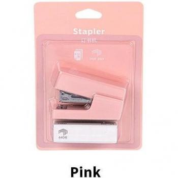 Mini agrafeuse Kawaii, fournitures de bureau, 640 agrafes