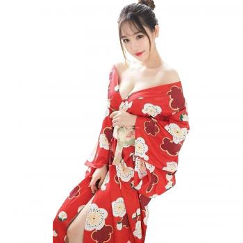 Lingerie cosplay estilo japonés con diseño Pêssego Retro