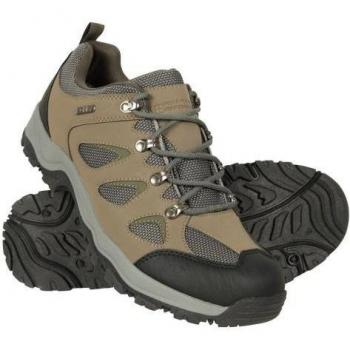 Men's Khaki Waterproof Walking Shoes