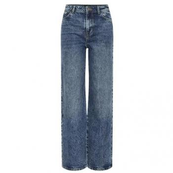 Selma Jean Large Taille Haute Bleu Moyen Rincé W33 L32 Femme (Féminin)
