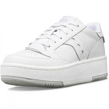 Sneakers féminins SAUCONY Jazz Court Platform blanc – talon plat