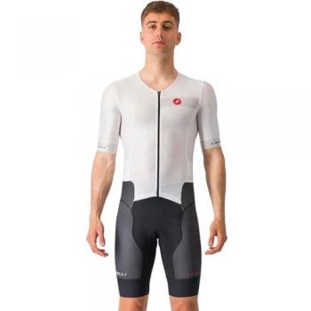 Trisuit Castelli Free Sanremo 2 Rouge Corsa Manches Courtes