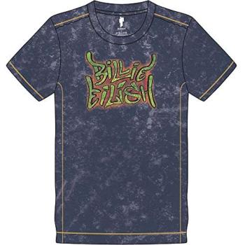Snow Graffiti Graphic T‑Shirt – Navy, 2XL
