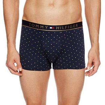 Bañador Hombre Tommy Hilfiger Trunk Golden Dot, Azul