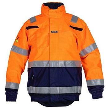 Veste de pilote Hydrowear Meppen haute visibilité orange/bleu marine XL