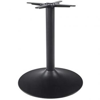 Pied de Table sans Plateau en Métal Noir 75 cm 60 x 60 cm