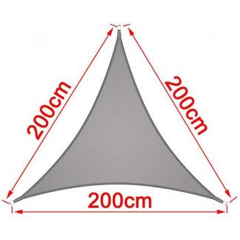 Toldo Cuadrado Bicaco Gris 300D para Jardín y Playa