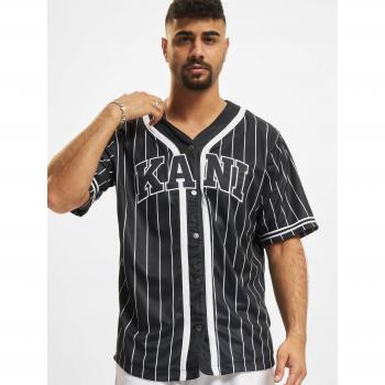 Karl Kani Kurzarmshirt Karl Kani Herren KM221-115-1 Serif Pinstripe Baseball Shirt (1-tlg)