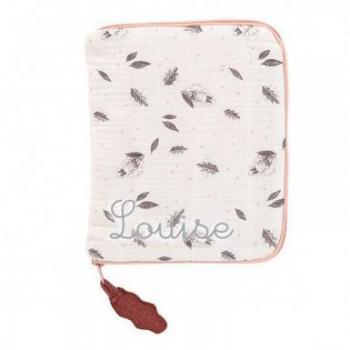Protège carnet de santé Après la pluie Moulin Roty Crème