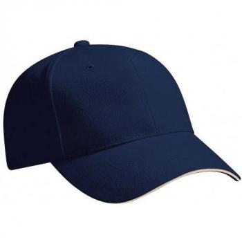Casquette de baseball Beechfield Pro-Style en coton brossé (pack de 2)