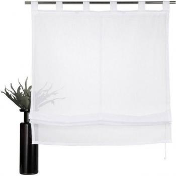 Raffrollo »Regina«, mit Schlaufen, Voile aus Polyester