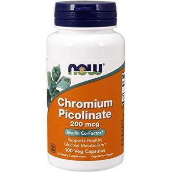 Now Foods Cromo Picolinato 200mcg 100 veg caps