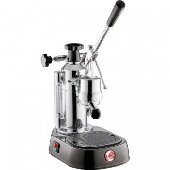 La Pavoni Handhebelmaschine Europiccola Lusso, Chrom mit Kunststoffgriffen