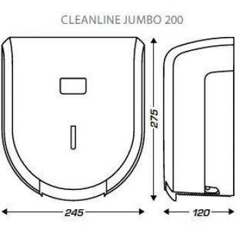 Distributeur de Papier Hygiénique Mini-Jumbo JVD