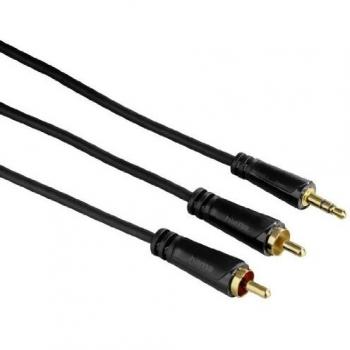 Hama 3,5mm Klinkenstecker auf 2 Cinch Stecker Kabel (10m)