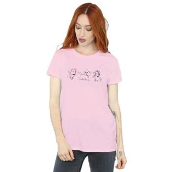 Pink Purrfect Aristocats Boyfriend Top – Large