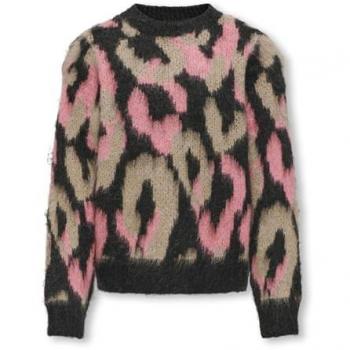 KIDS ONLY Rundhalspullover »KOGWILD L/S JQ O-NECK KNT«