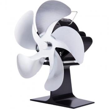 Ventilateur de poêle à bois silencieux 5 lames