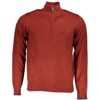 U.S. Polo Assn. Brown Half Zip Sweater